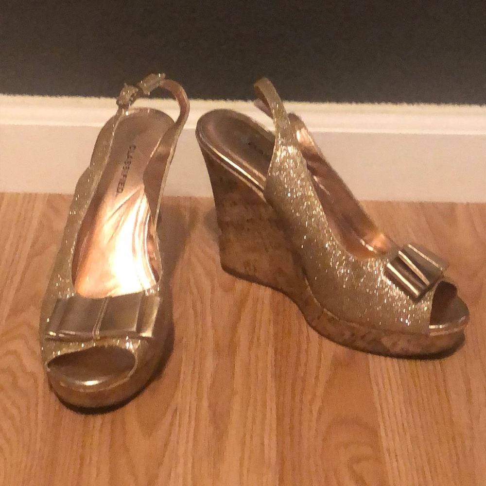 Rose Hold Cork Wedges Women’s size 8.5